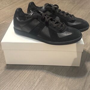 Maison Martin Margiela Black Leather Gats